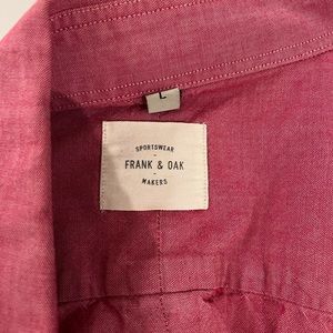 Frank and Oak long sleeve chambray button up